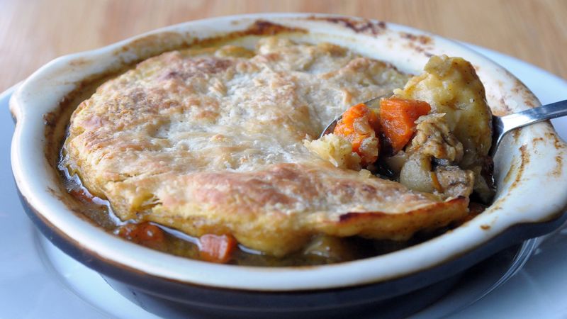 Coconut Curry Chicken Potpie