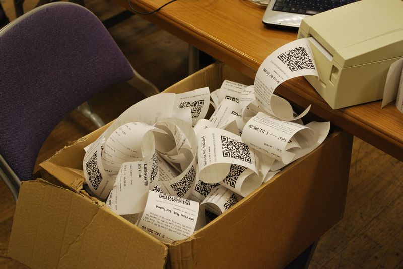 Collecting Paper Receipts