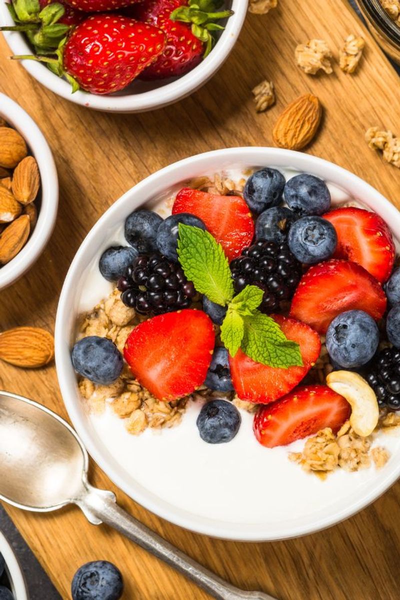 Greek Yogurt with Mixed Berries