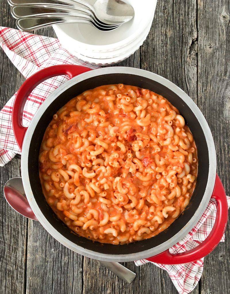 Macaroni and Cheese with Ketchup