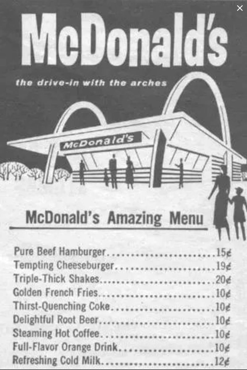 Old Takeout Menus