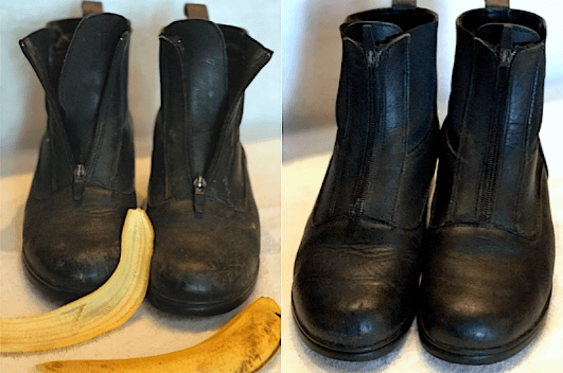 Shoe Shine with Bananas