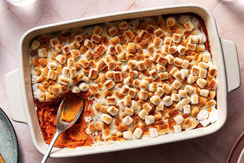 Sweet Potato Casserole with Marshmallows