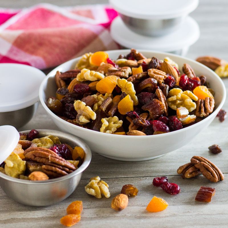 Trail Mix with Nuts and Dried Fruits