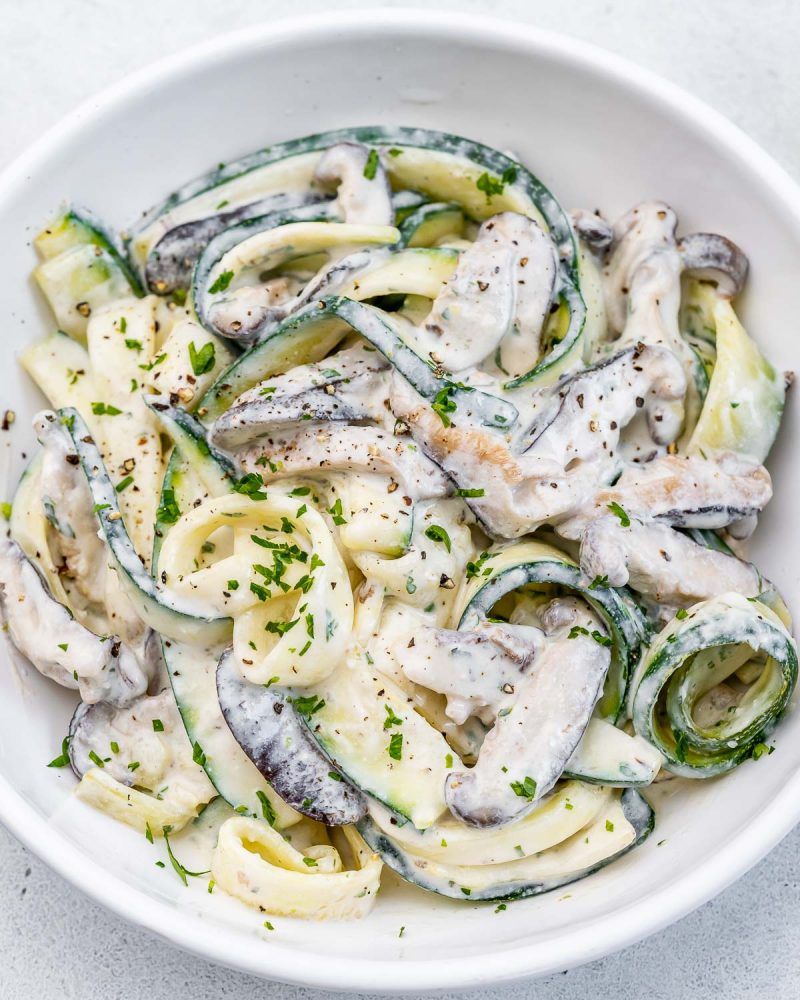 Zucchini Noodles Alfredo