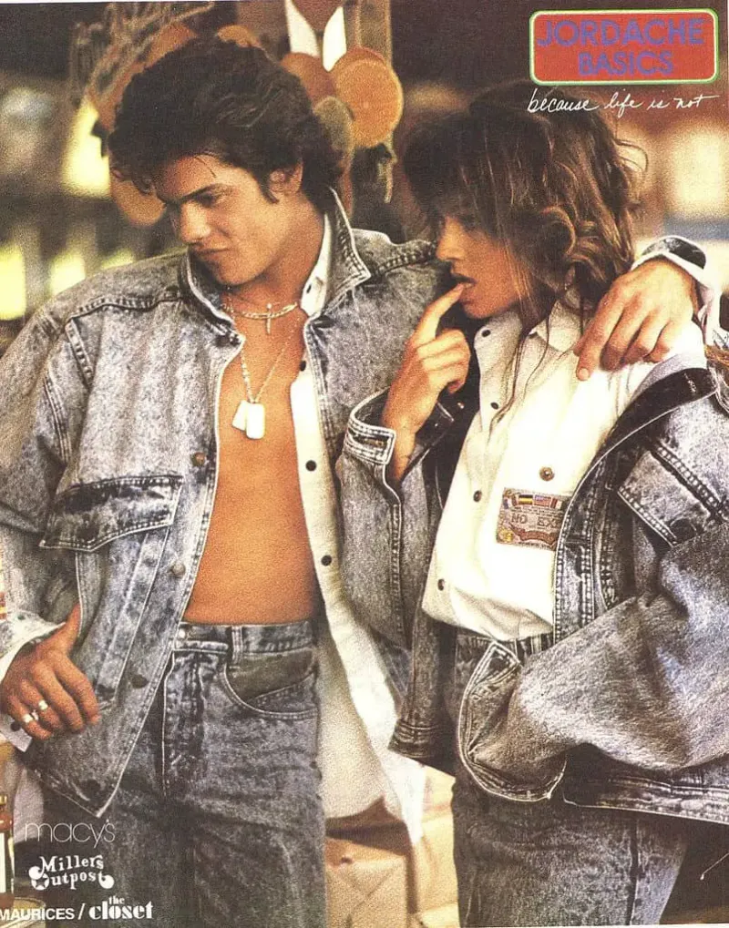 Acid-Washed Denim