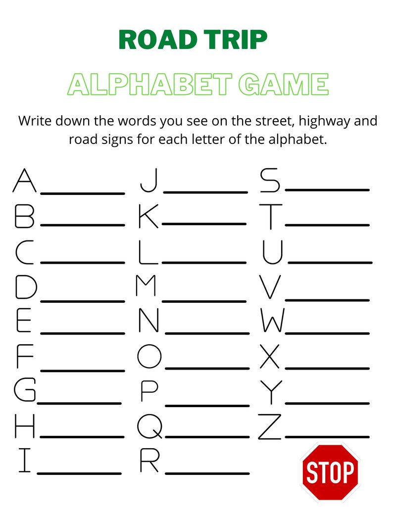 Alphabet Game