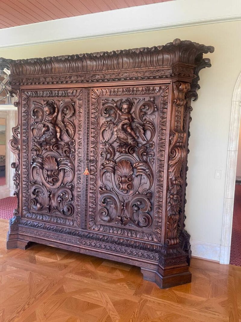 Antique Armoires and Curio Cabinets