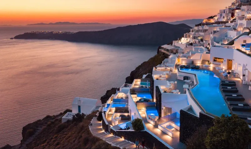 Beach Escape in Santorini, Greece