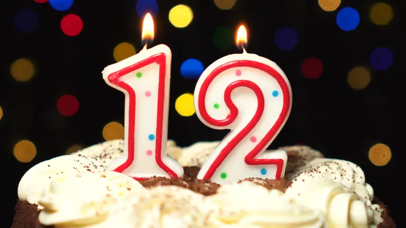 Birthday Candles with Numbers