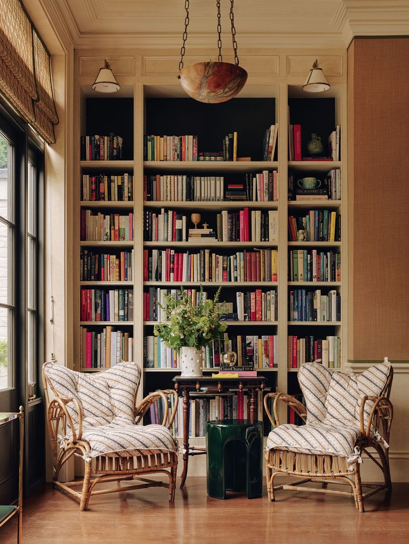 Bookshelf Filled with Books