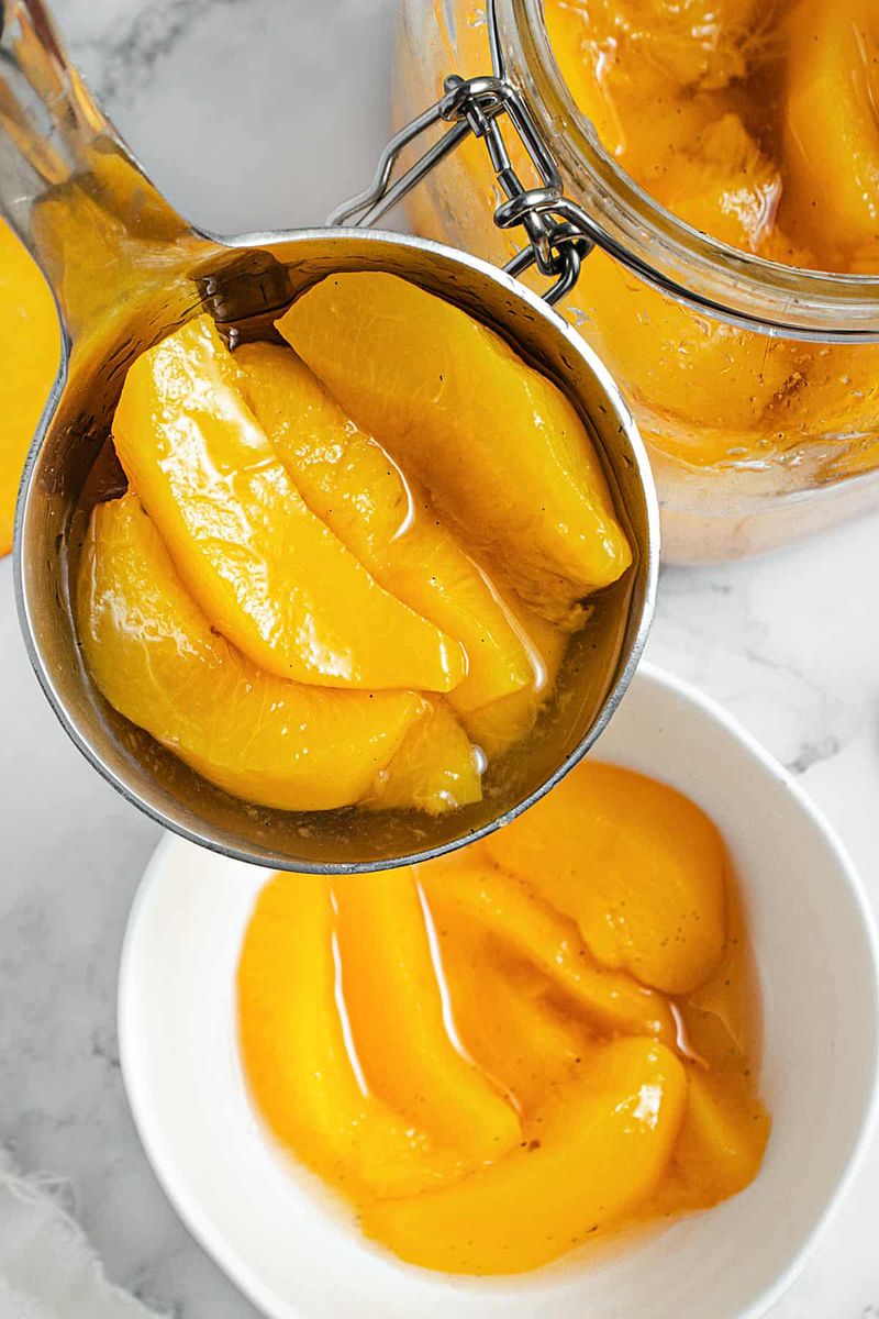 Canned Peaches