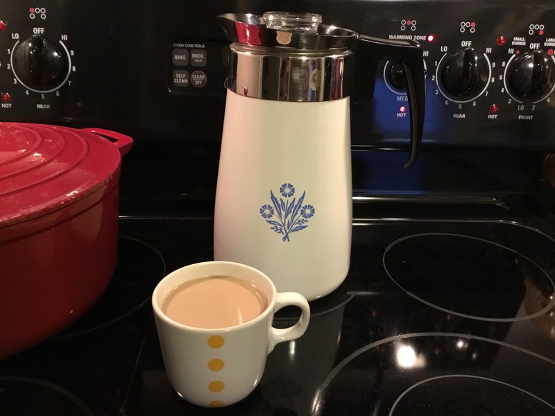Coffee Percolator Bubbling