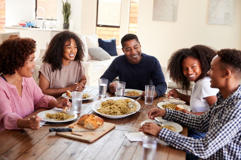 Family Meals Were Mandatory