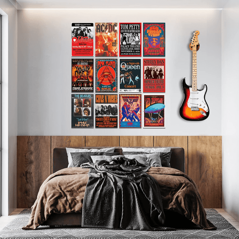 Decorating Personal Spaces with Posters and Album Covers