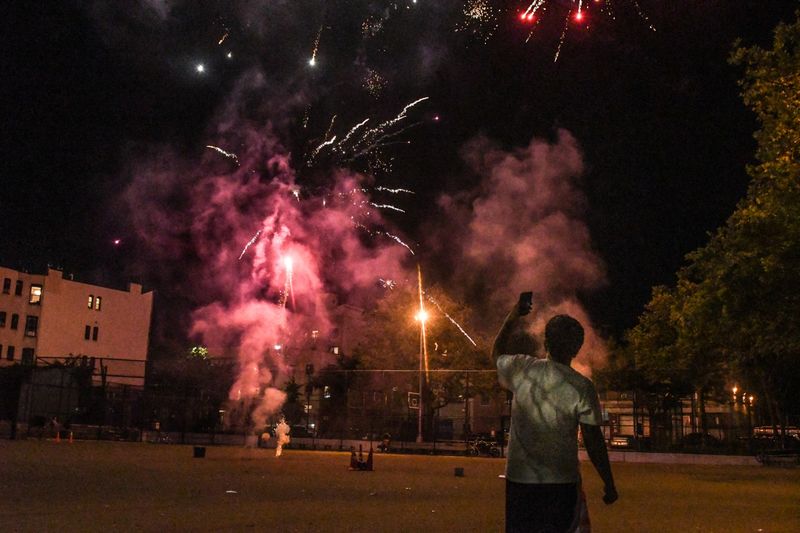Fireworks in the Backyard