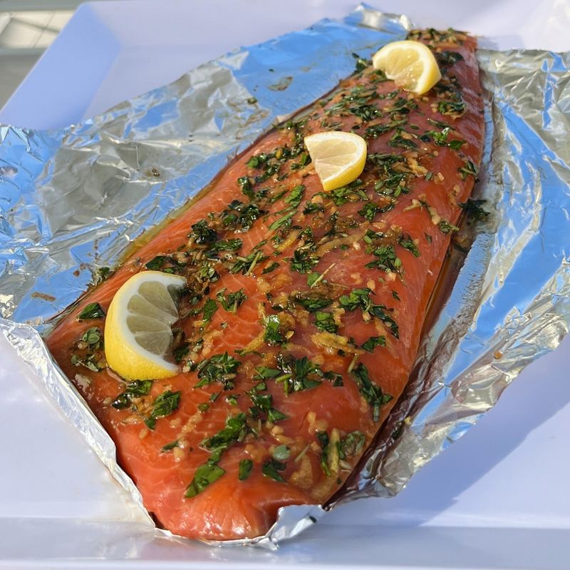 Lemon Herb Grilled Salmon
