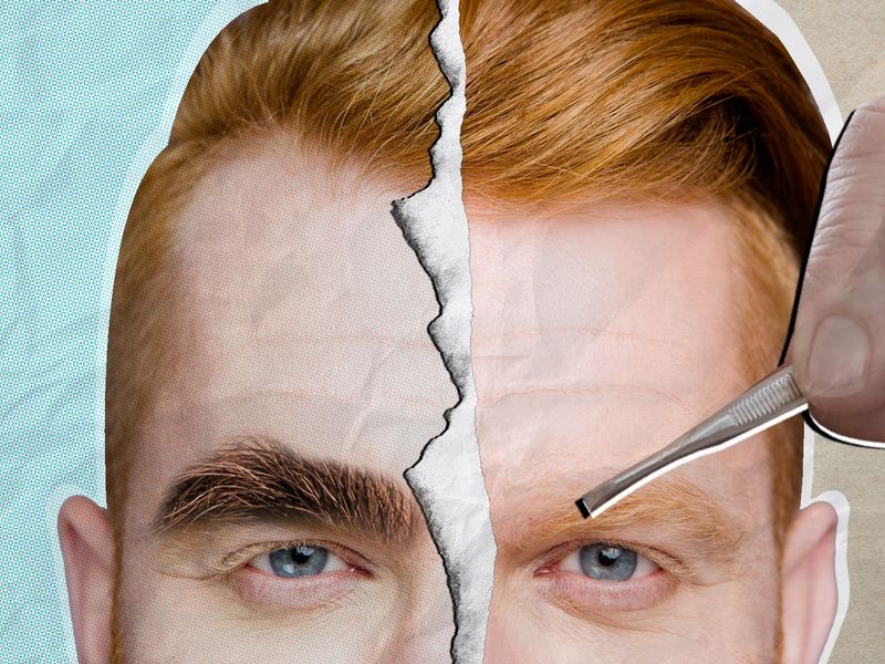 Overgrown Eyebrows