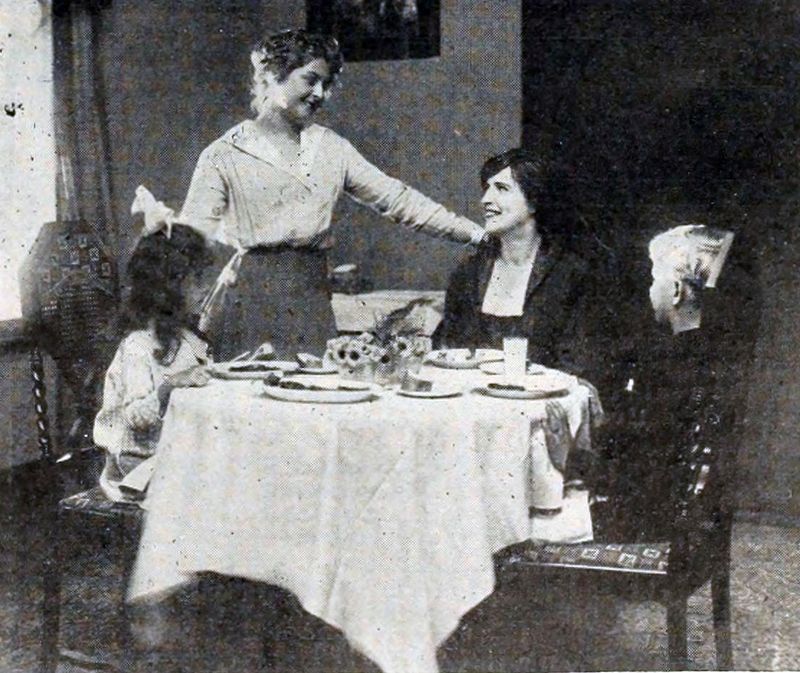 Men Standing When Women Leave the Table
