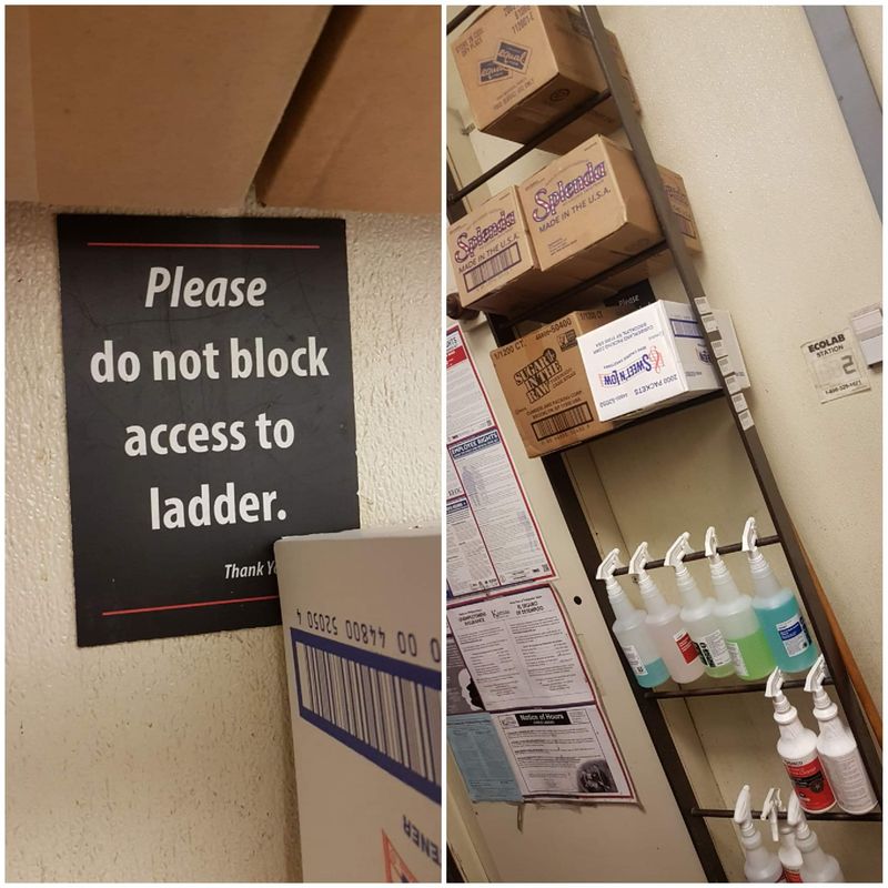 Not Reading Signs or Instructions