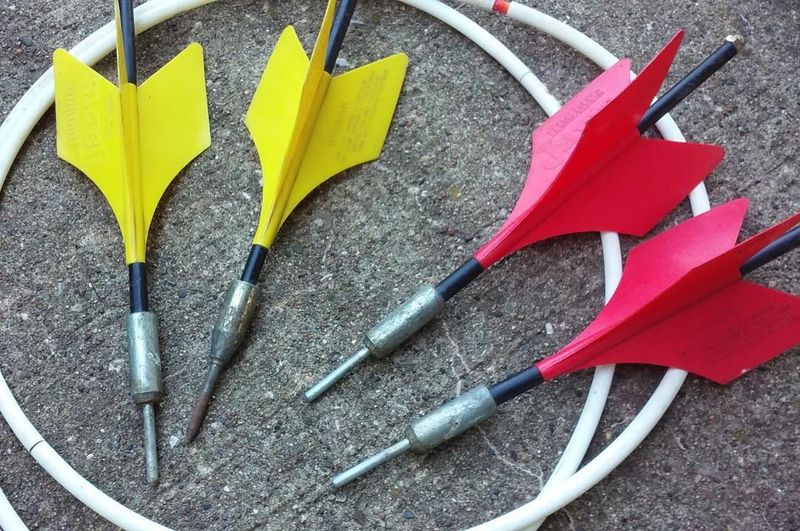 Playing with Lawn Darts