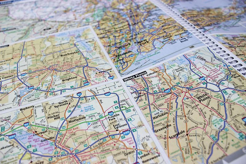 Printed Road Atlases