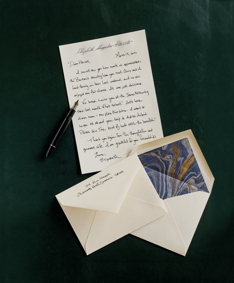 Send a Thank-You Note After Receiving a Gift or Favor