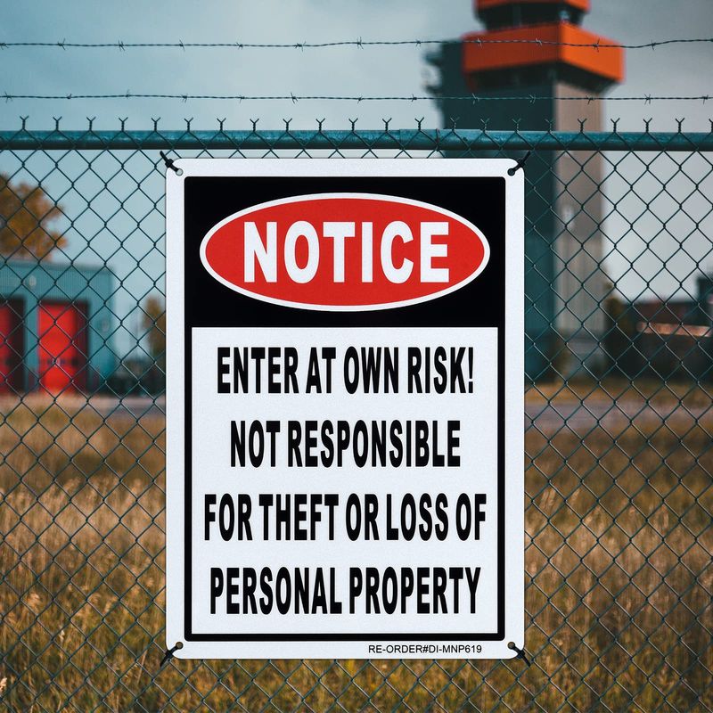 Lack of Security Signs