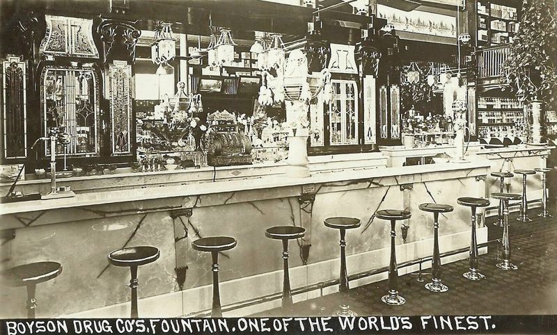 Soda Fountains in Drug Stores