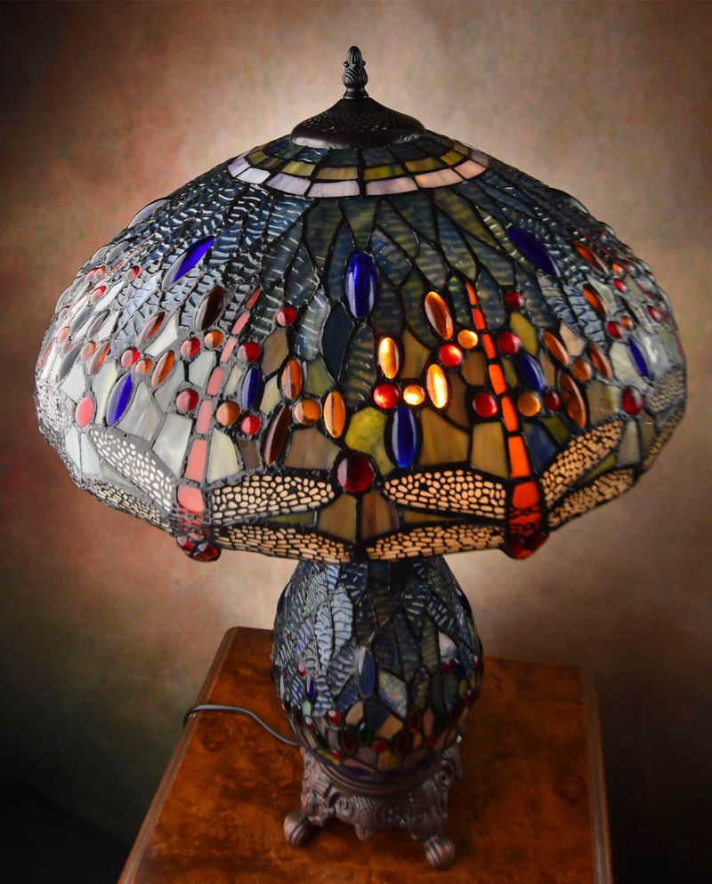 Stained Glass Lamps and Light Fixtures