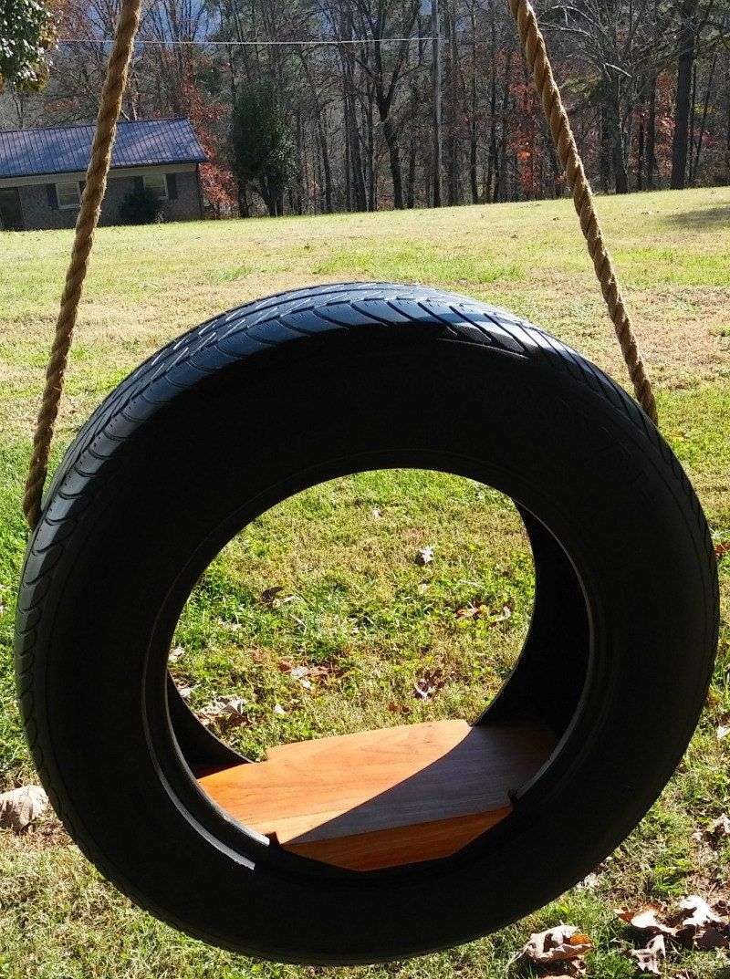 Tire Swings with Real Tires