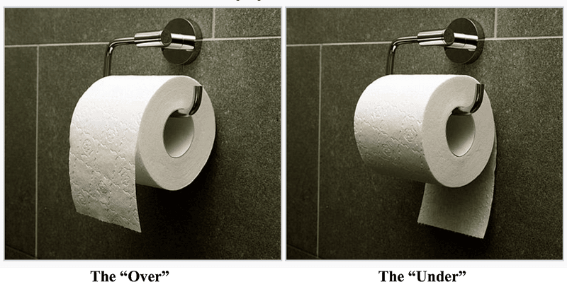 Toilet Paper Orientation