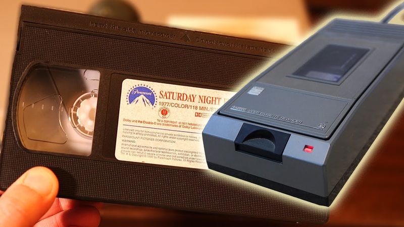 VHS Tape Rewinding