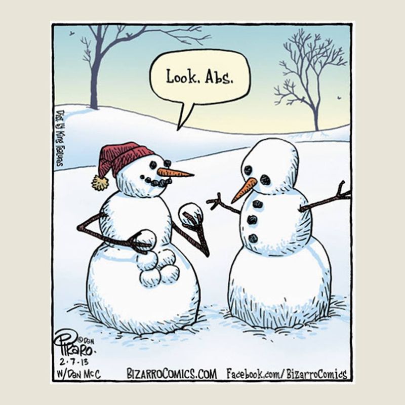 What do you call a snowman with a six-pack?