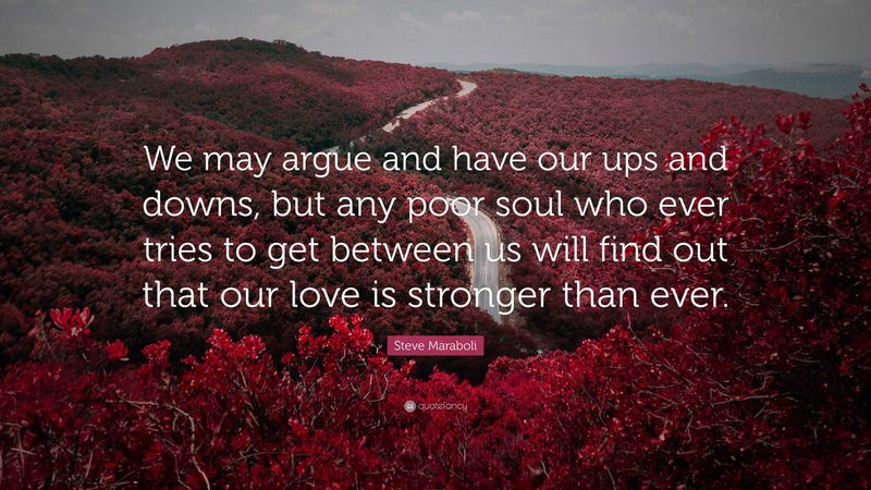 'Every relationship has its ups and downs'