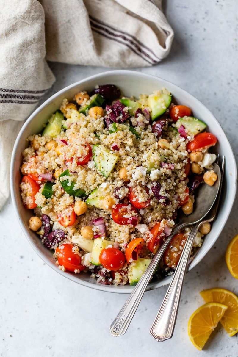 Greek Salad with Quinoa