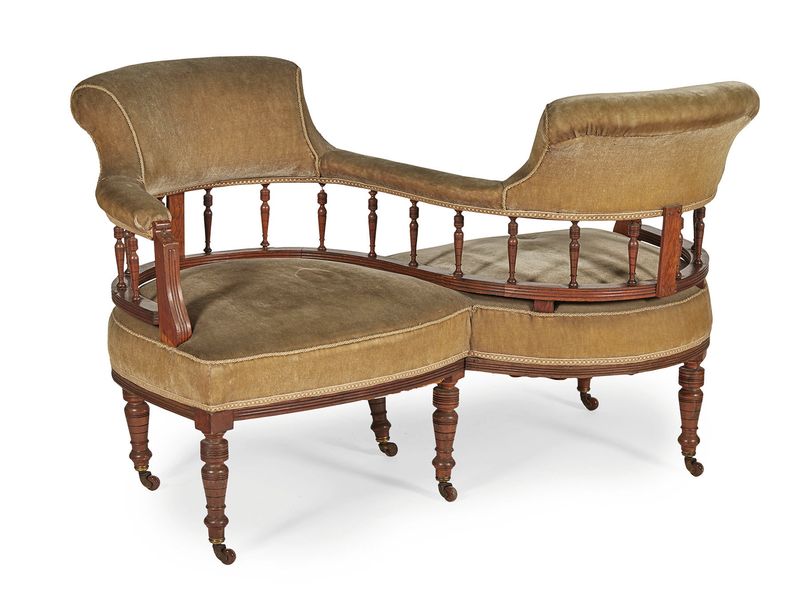Victorian Conversation Sofa