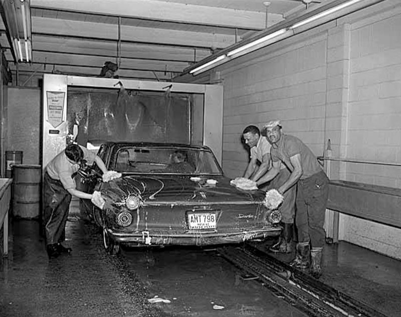 Washing Cars by Hand