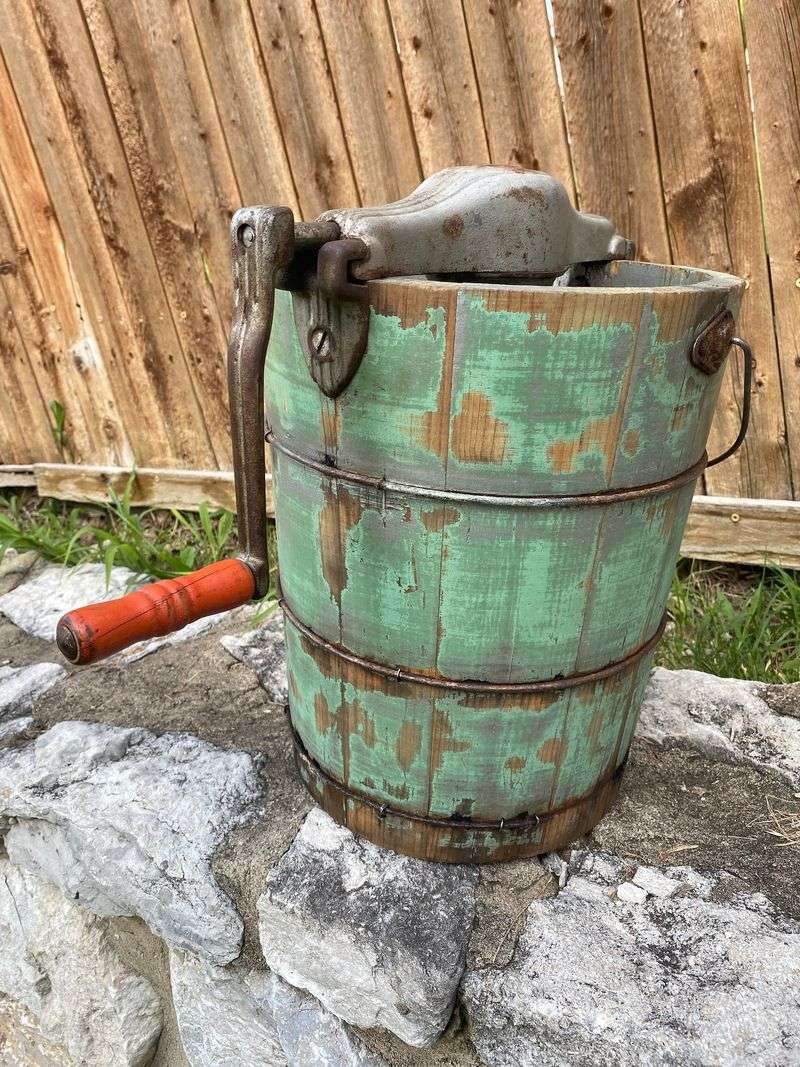 Hand-cranked Ice Cream Maker