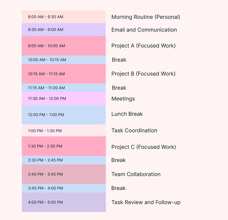 Time Blocking