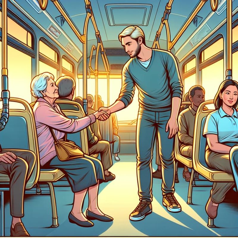 Offering a Seat to Others