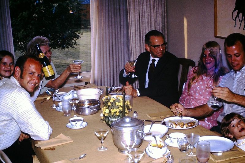 Home-cooked family dinners