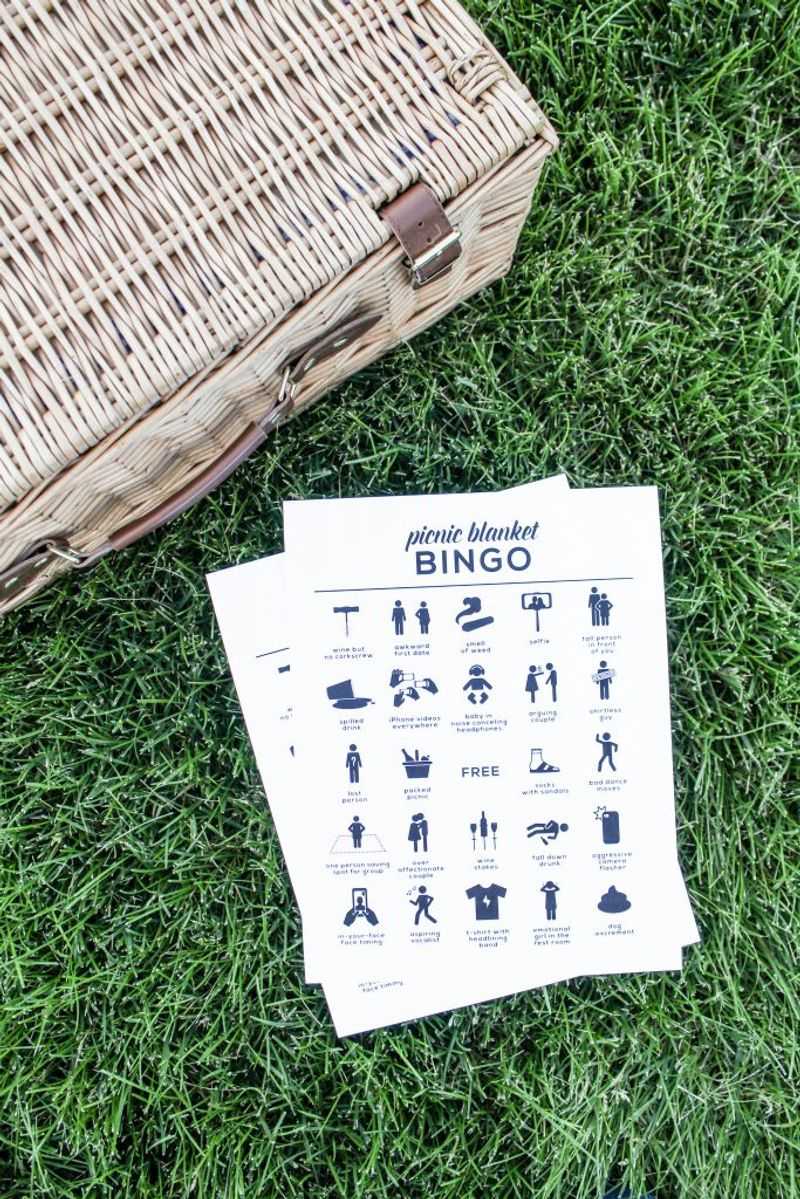 Picnic Blanket Bingo