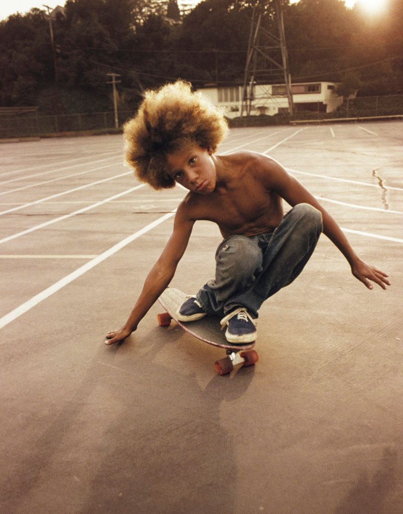 Skateboarding Around Neighborhoods