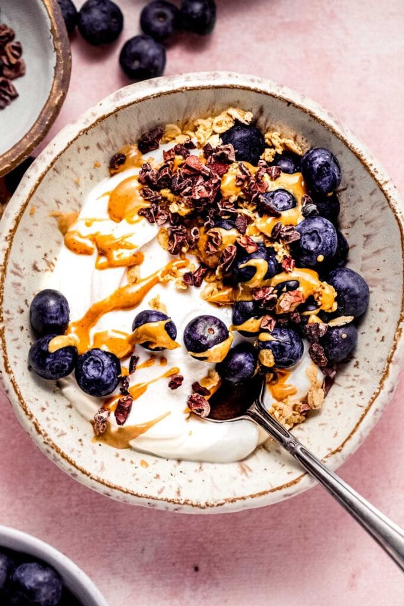 Greek Yogurt with Walnuts and Berries