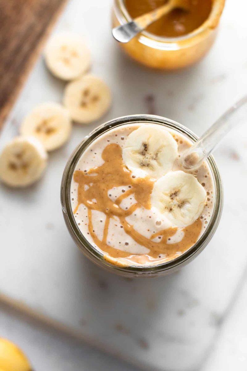 Peanut Butter and Banana Smoothie