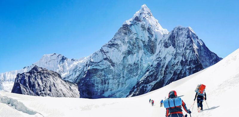 Climbing Mount Everest