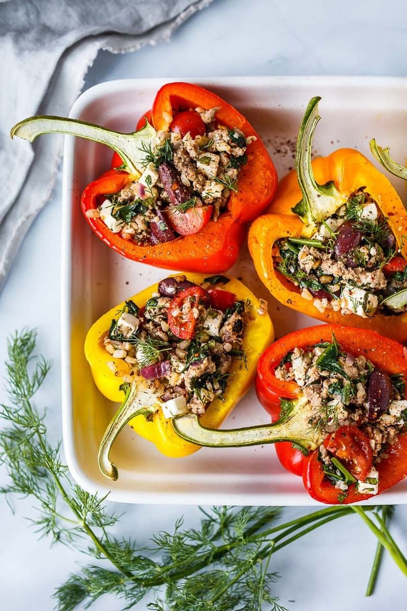 Stuffed Bell Peppers with Quinoa