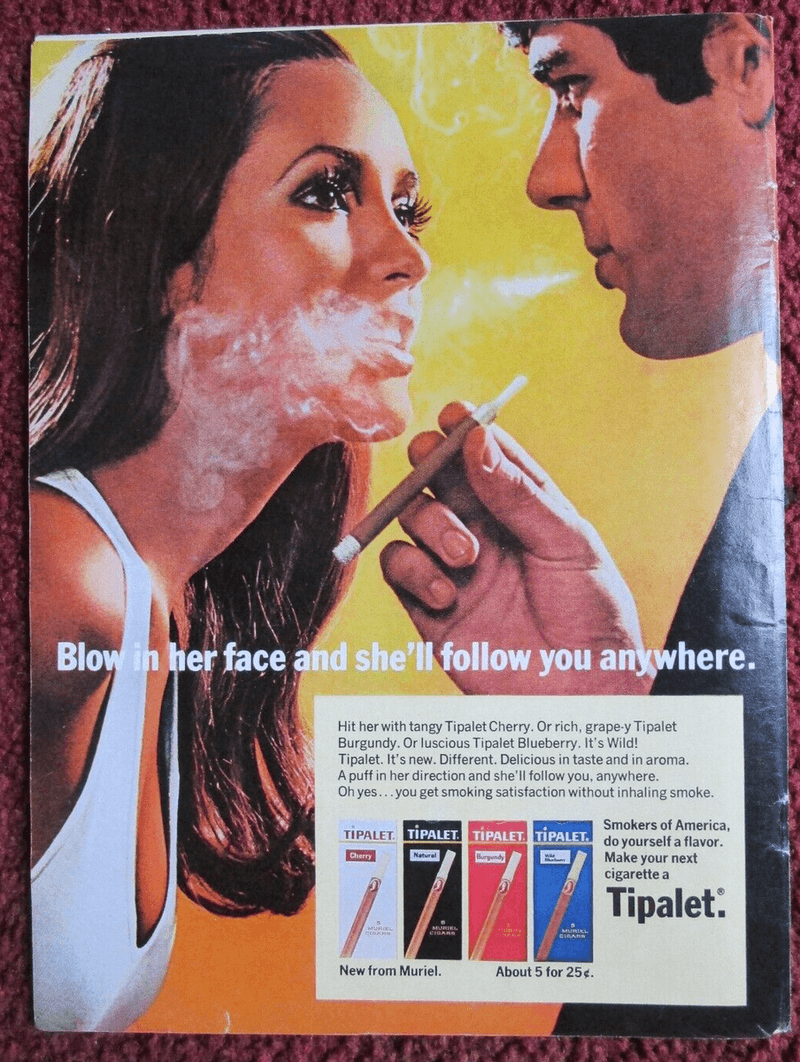 Tipalet Cigarette Ad