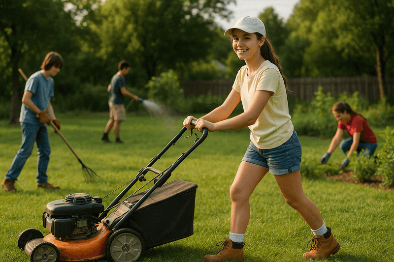 Mowing the Lawn